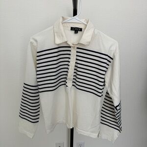 J.Crew Striped Polo Shirt Size XS